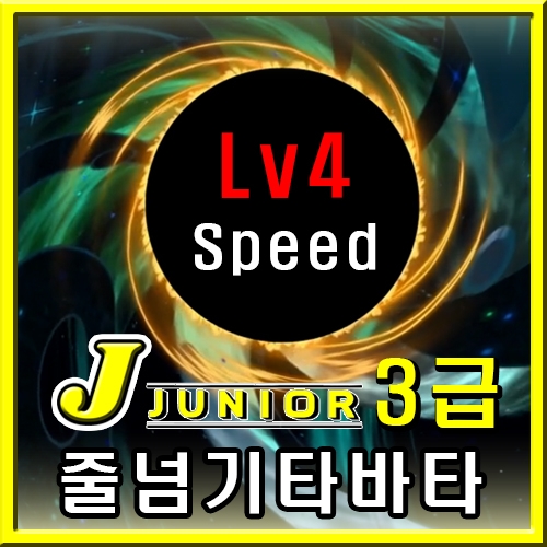 주니어 타바타 3급 [Speed Lv4]