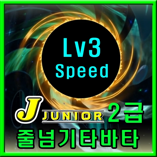 주니어 타바타 2급 [Speed Lv3]