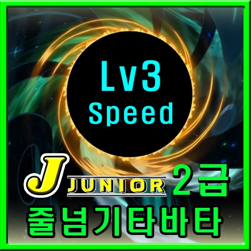 주니어 타바타 2급 [Speed Lv3]