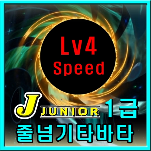 주니어 타바타 1급 [Speed Lv4]